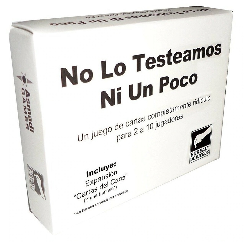 No Lo Testeamos Ni Un Poco Juego de Cartas Social Humour Cards Game Gallant Game Ideal for Parties (Includes Carta del Caos Expansion)