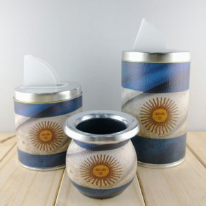 Set de mate x 3 Argentina